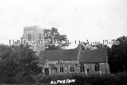 SF 1269 - Alpheton Church, Sudbury, Suffolk c1939