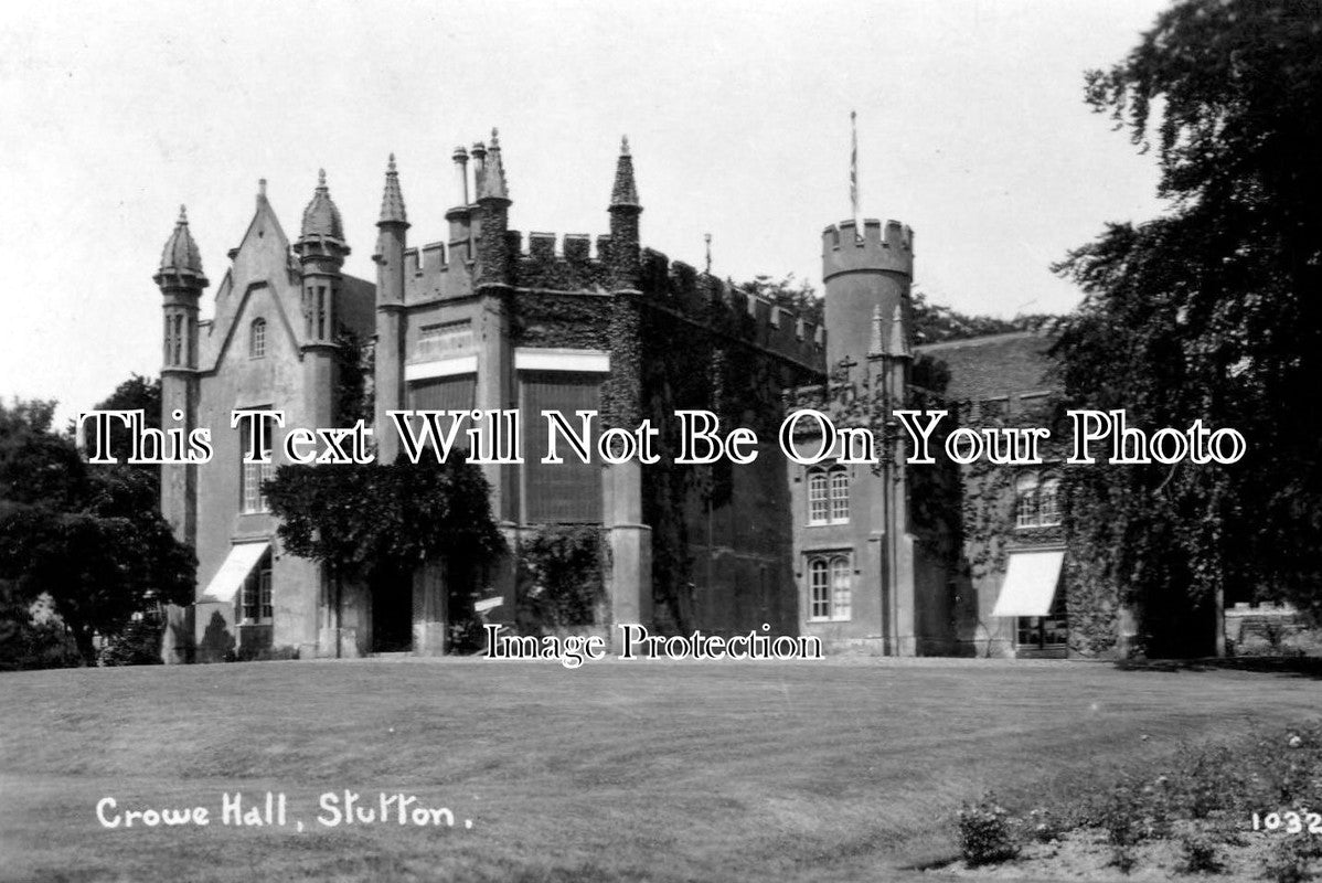 SF 1276 - Crowe Hall, Stutton, Suffolk c1930