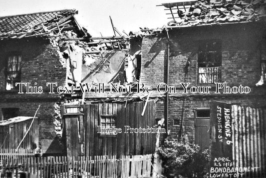 SF 1290 - Bombardment Of Lowestoft, Suffolk 1916 WW1