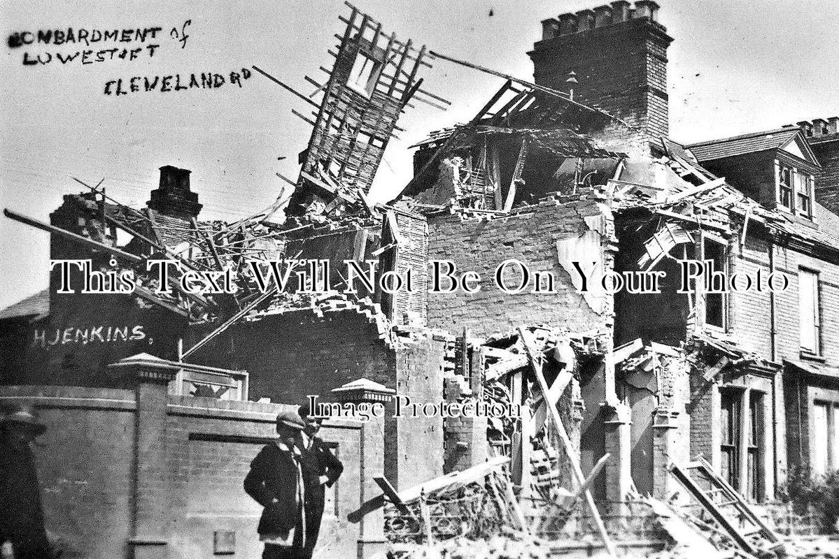 SF 1291 - Bombardment Of Lowestoft, Suffolk 1916 WW1