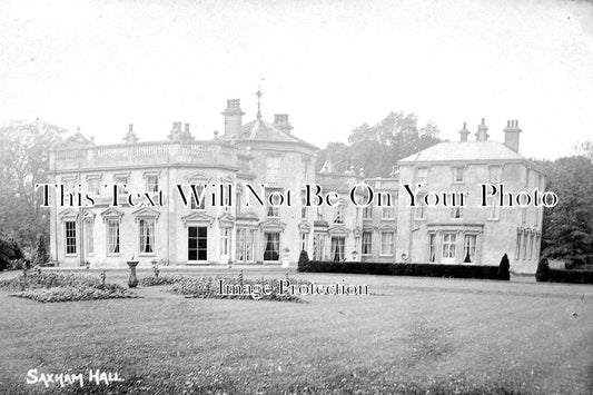 SF 1305 - Saxham Hall, Great Saxham, Suffolk c1905