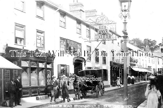 SF 1314 - Ipswich Road, Stowmarket, Suffolk c1905