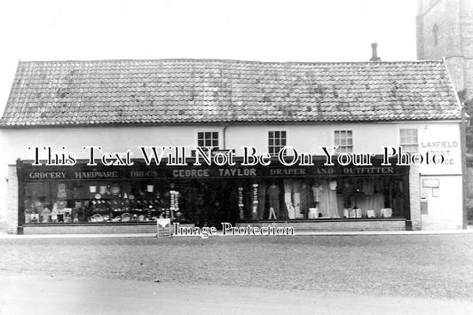 SF 1327 - Post Office & George Taylors Shop, Laxfield, Suffolk