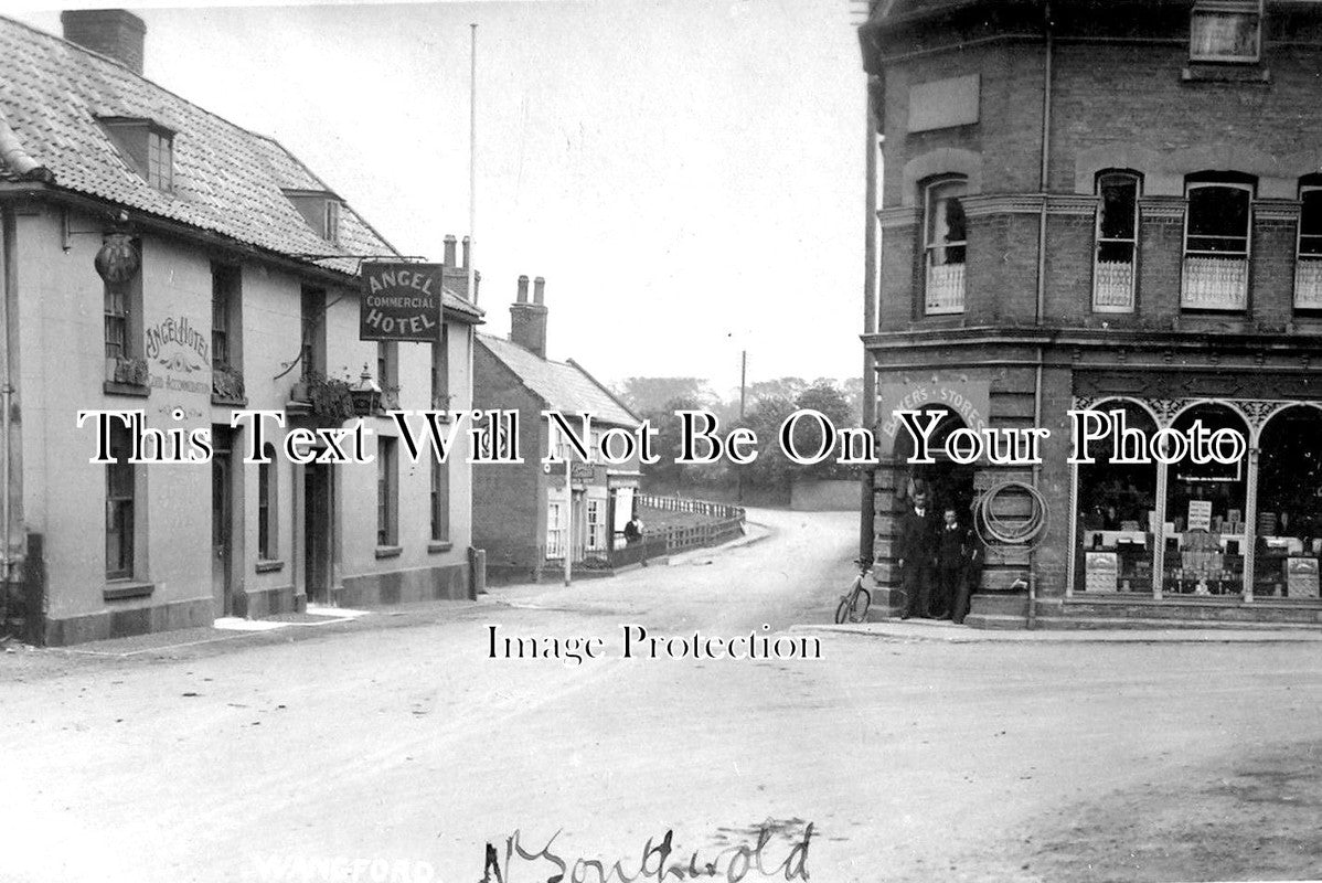 SF 1346 - The Angel Commercial Hotel, Wangford, Suffolk c1915