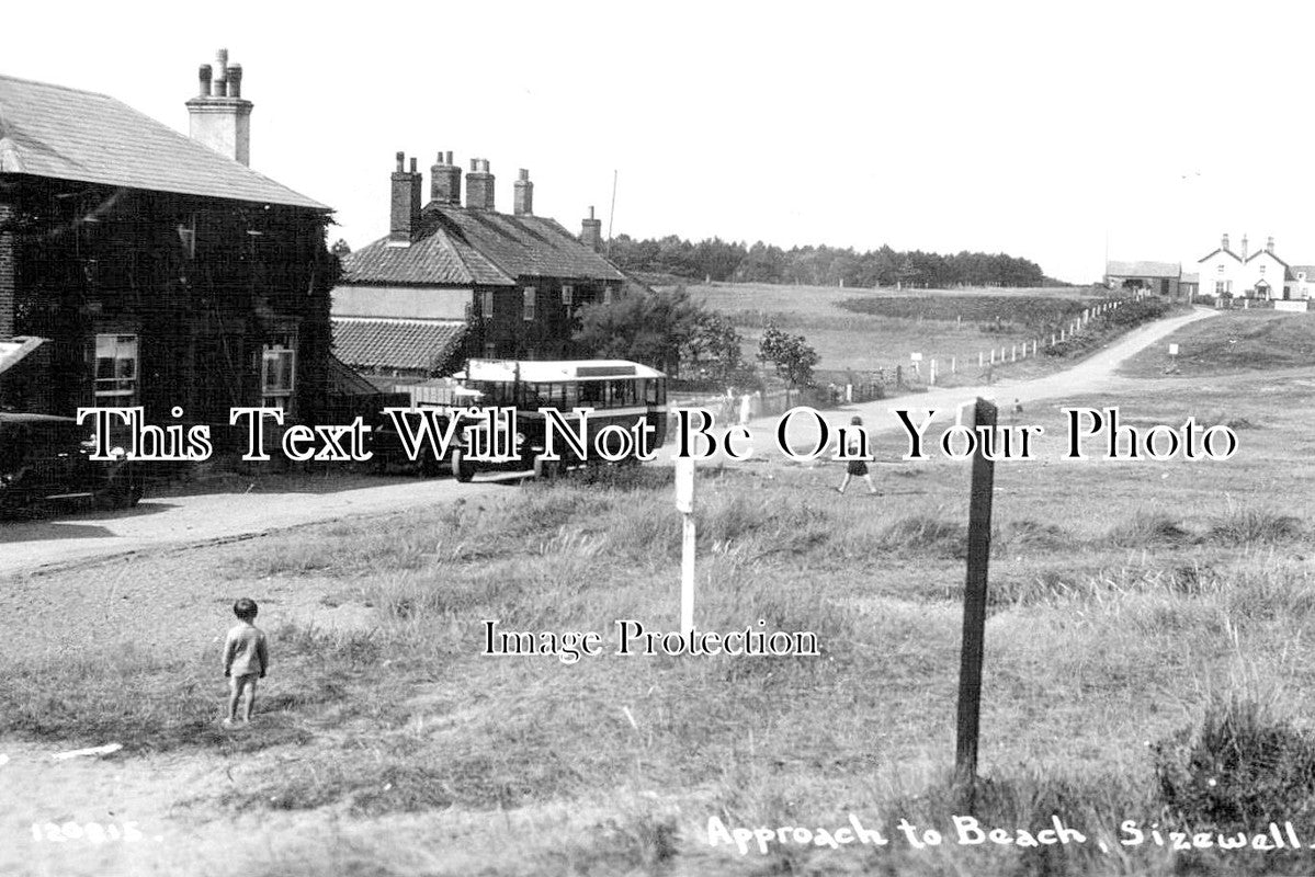 SF 1377 - Approach To Beach, Sizewell, Suffolk