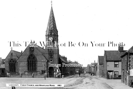 SF 1394 - Christ Church & Whaplode Road, Lowestoft, Suffolk c1928