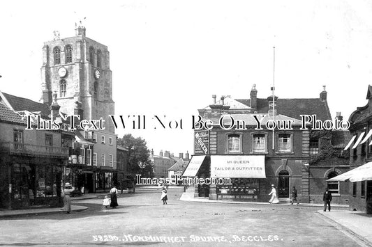 SF 1401 - Newmarket Square, Beccles, Suffolk c1913