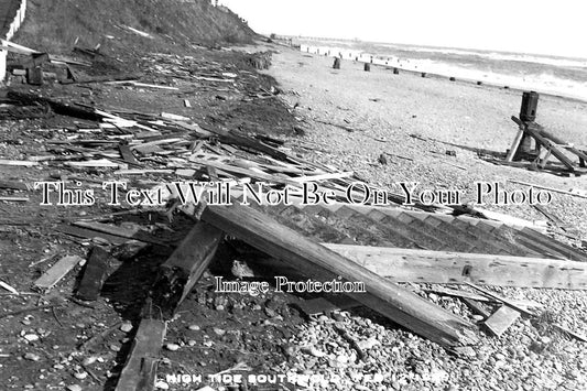 SF 1435 - High Tide Damage At Southwold, Suffolk c1938