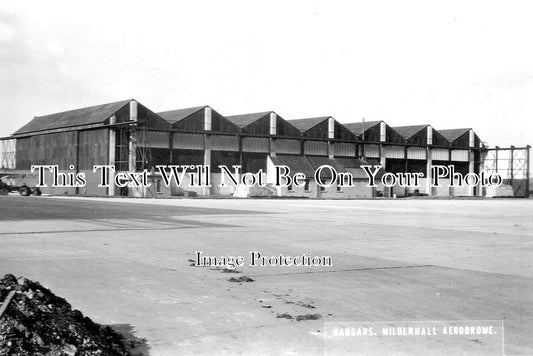 SF 1452 - Mildenhall Aerodrome Hangers, Suffolk