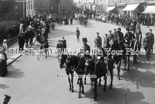 SF 1469 - Royal Horse Artillery Hearse Funeral, Woodbridge, Suffolk 1915