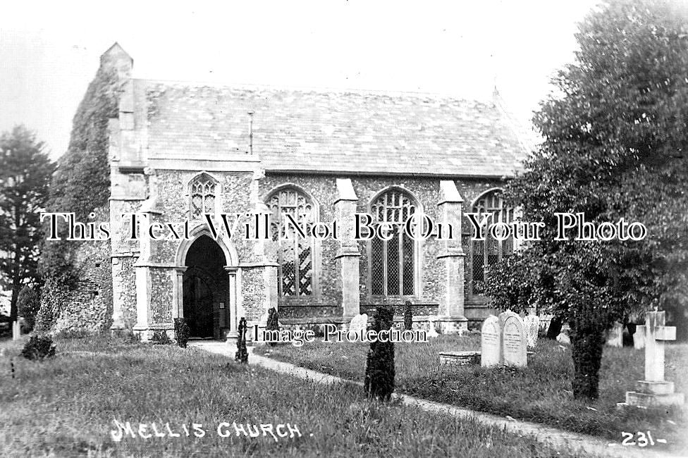 SF 1492 - The Church, Mellis, Suffolk c1912