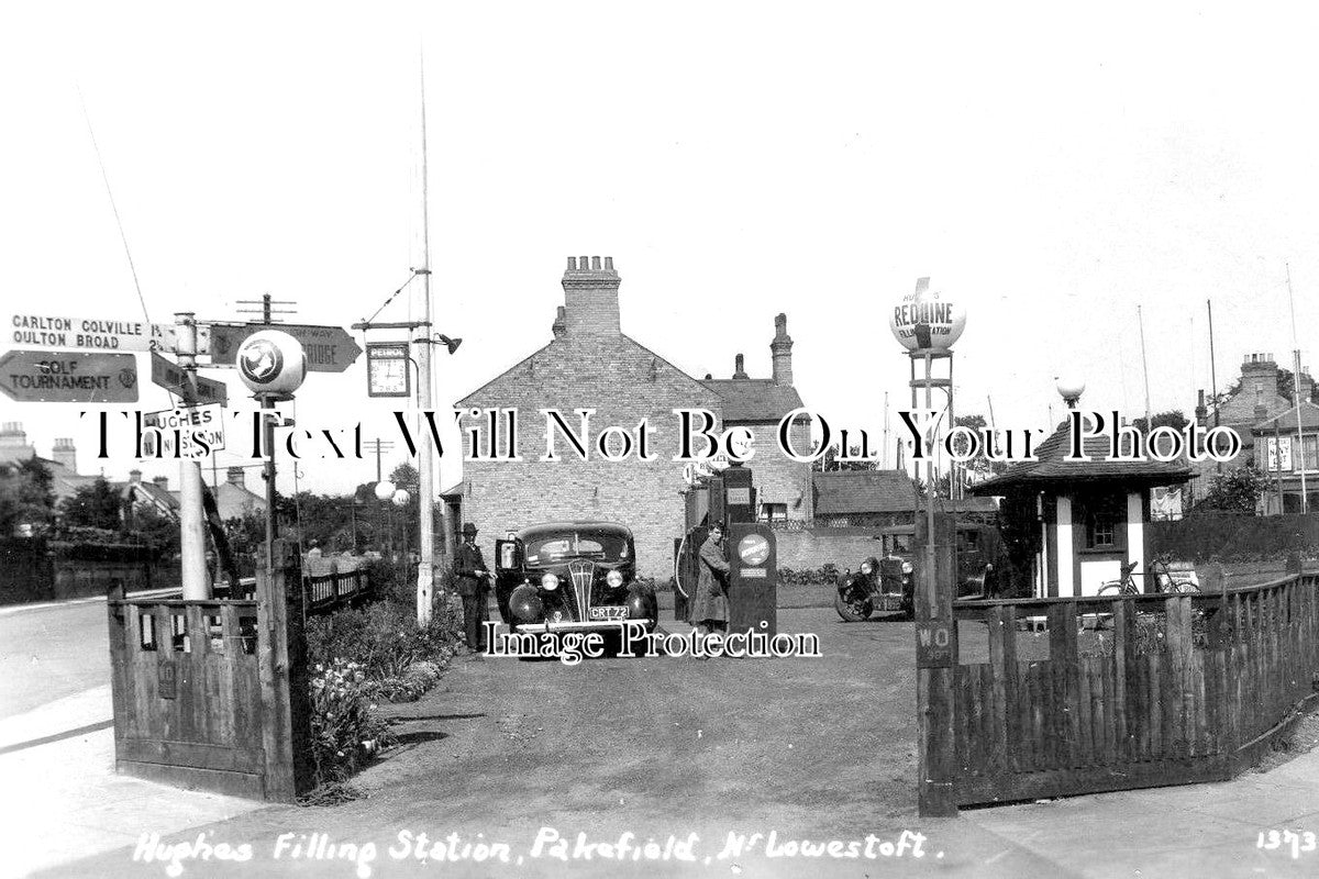 SF 1544 - Pakefield, Hughes Filling Station, Pakefield, Suffolk