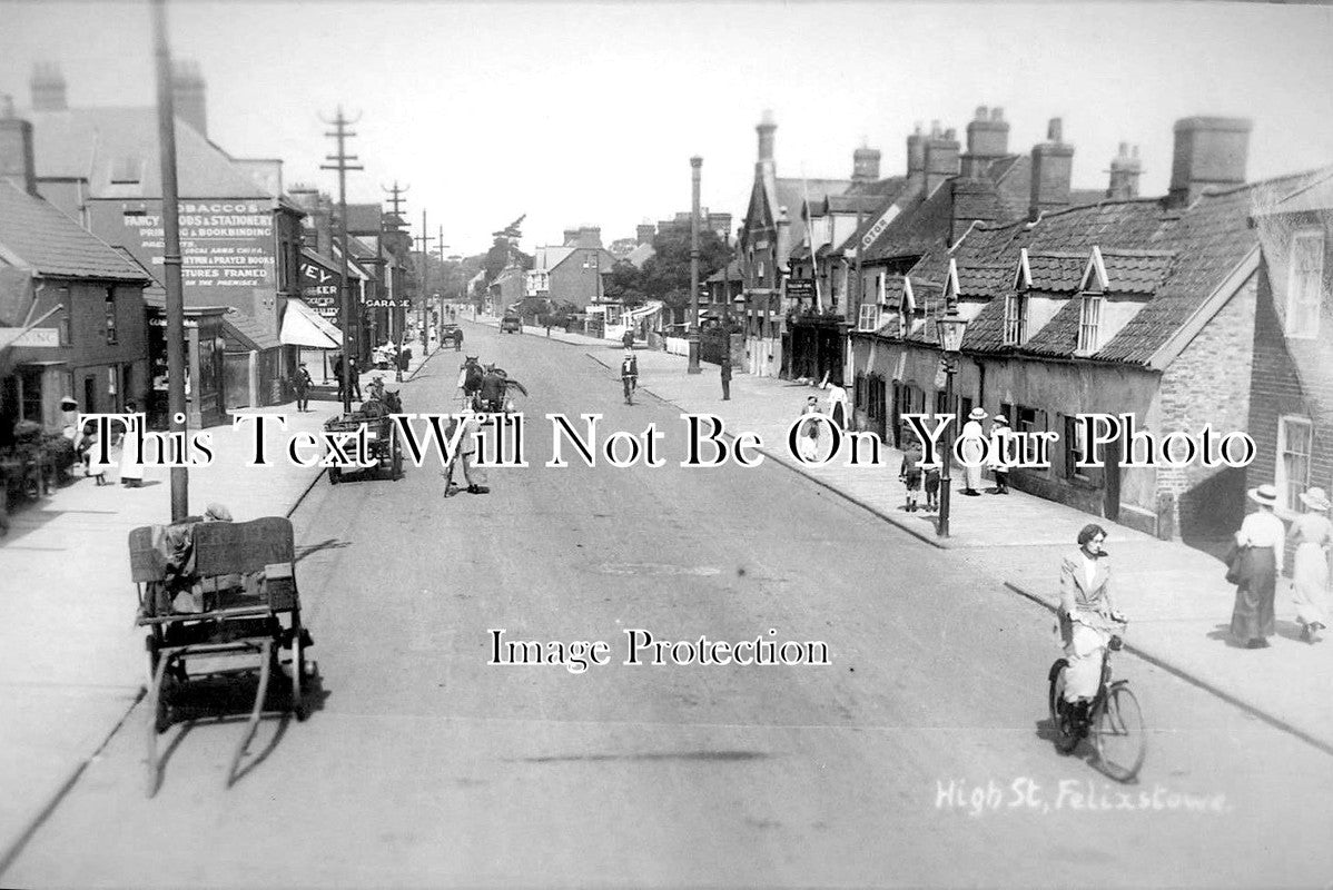 SF 1545 - High Street, Felixstowe, Suffolk c1916