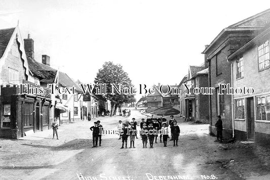 SF 1568 - High Street, Debenham, Suffolk c1911