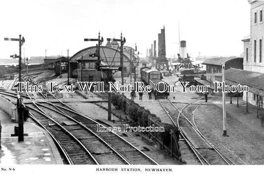 SF 1576 - Harbour Railway Station & Docks, Newhaven, Suffolk