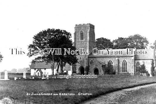 SF 1584 - St Johns Church & Cemetery, Stanton, Suffolk