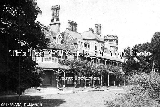 SF 1605 - Greyfriars House, Dunwich, Suffolk c1910