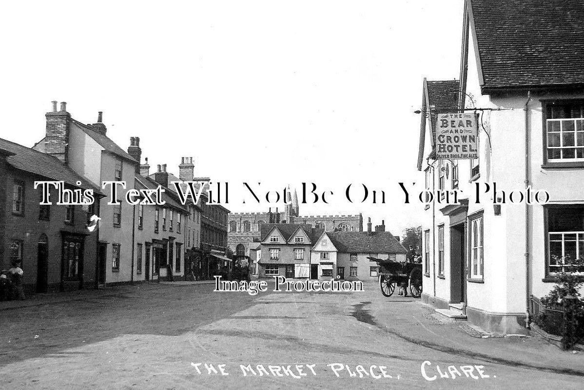 SF 1633 - The Market Place, Clare, Suffolk