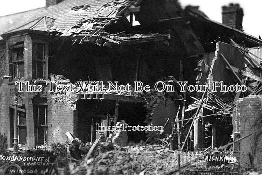 SF 1644 - Lowestoft Bombardment, Windsor Road, Suffolk WW1