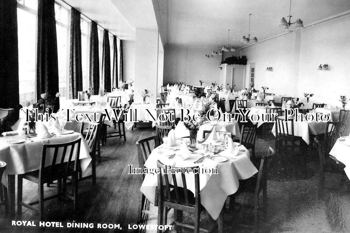 SF 1653 - The Royal Hotel Dining Room, Lowestoft, Suffolk