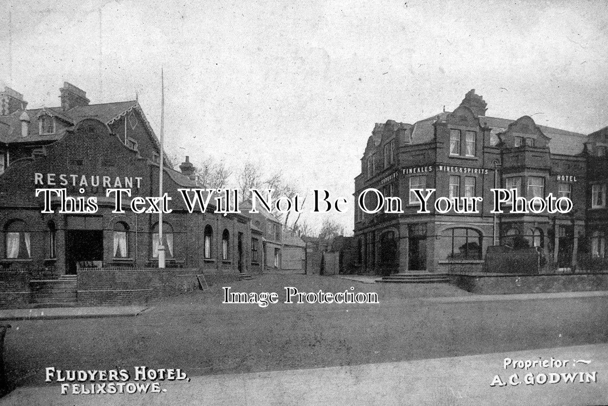 SF 17 - The Fludyers Hotel, Felixstowe, Suffolk c1905
