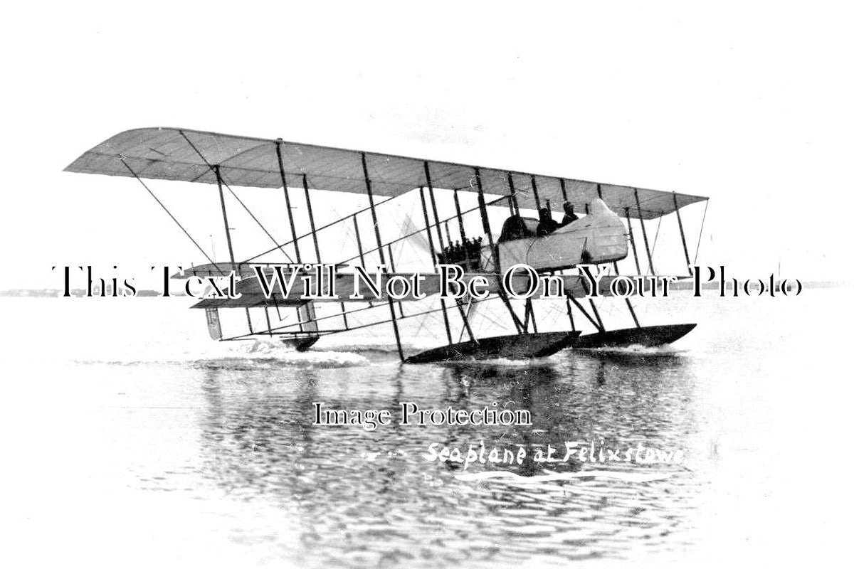 SF 1723 - Seaplane At Felixstowe, Suffolk c1913