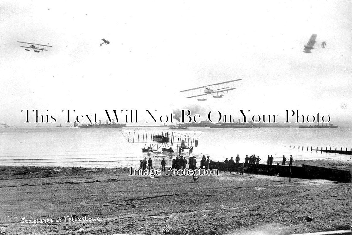 SF 1729 - Seaplanes At Felixstowe, Suffolk