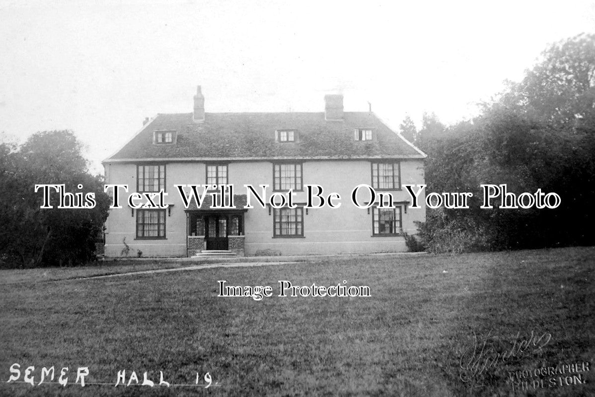 SF 1748 - Semer Hall Near Hadleigh, Suffolk c1914