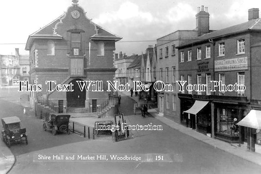 SF 1784 - Shire Hall & Market Hill, Woodbridge, Suffolk