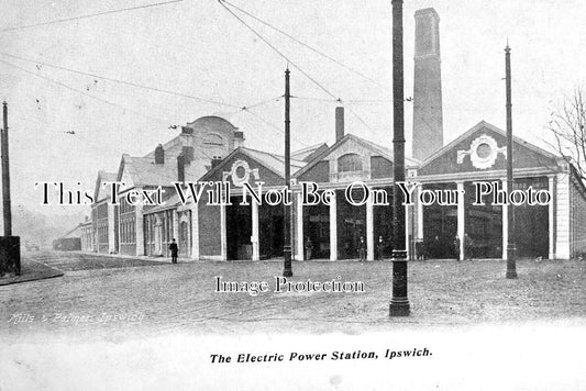 SF 1786 - The Electric Power Station, Ipswich, Suffolk c1904