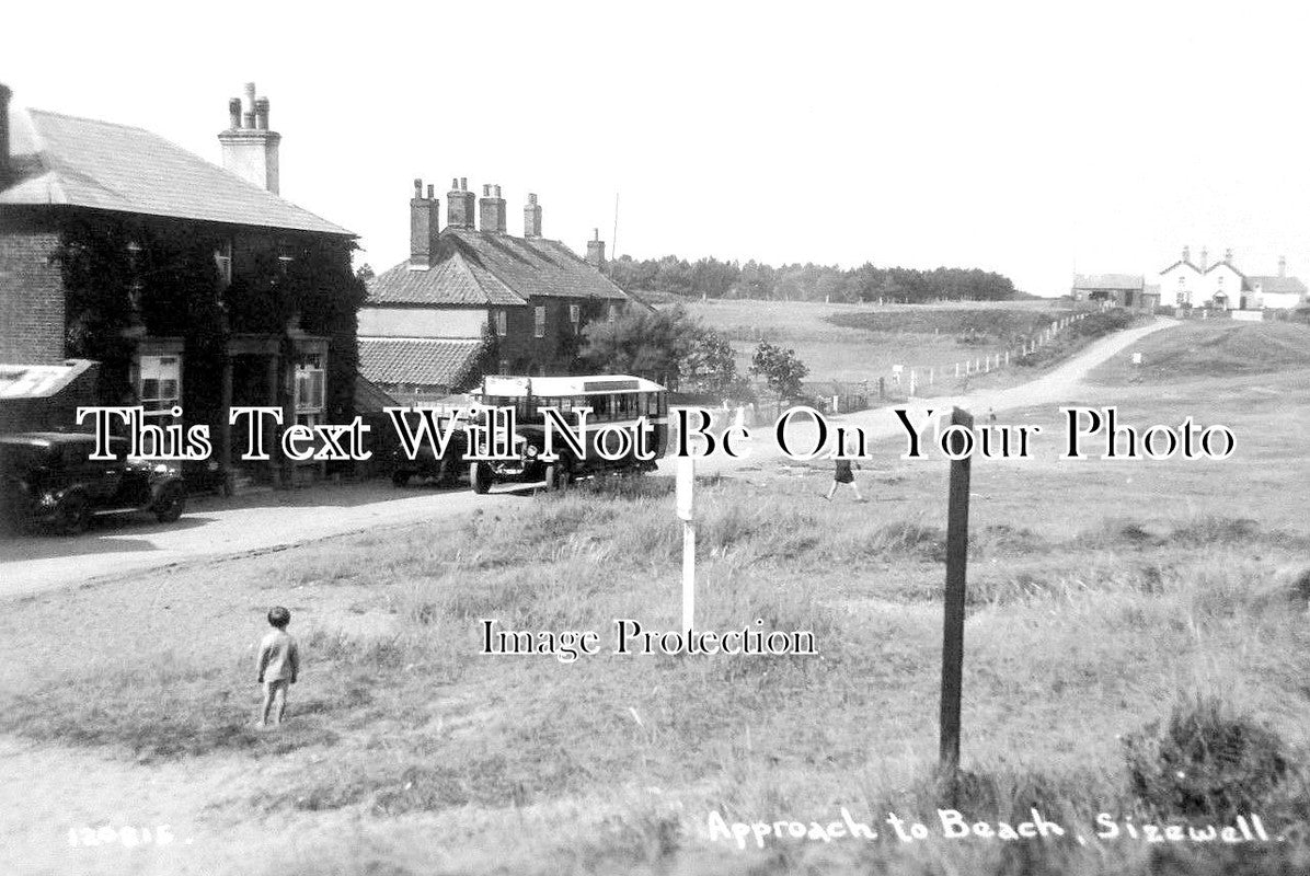 SF 1806 - Approach To Beach, Sizewell, Suffolk