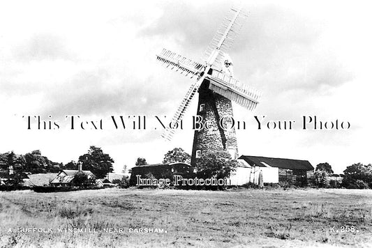 SF 1824 - A Suffolk Windmill Near Darsham, Suffolk