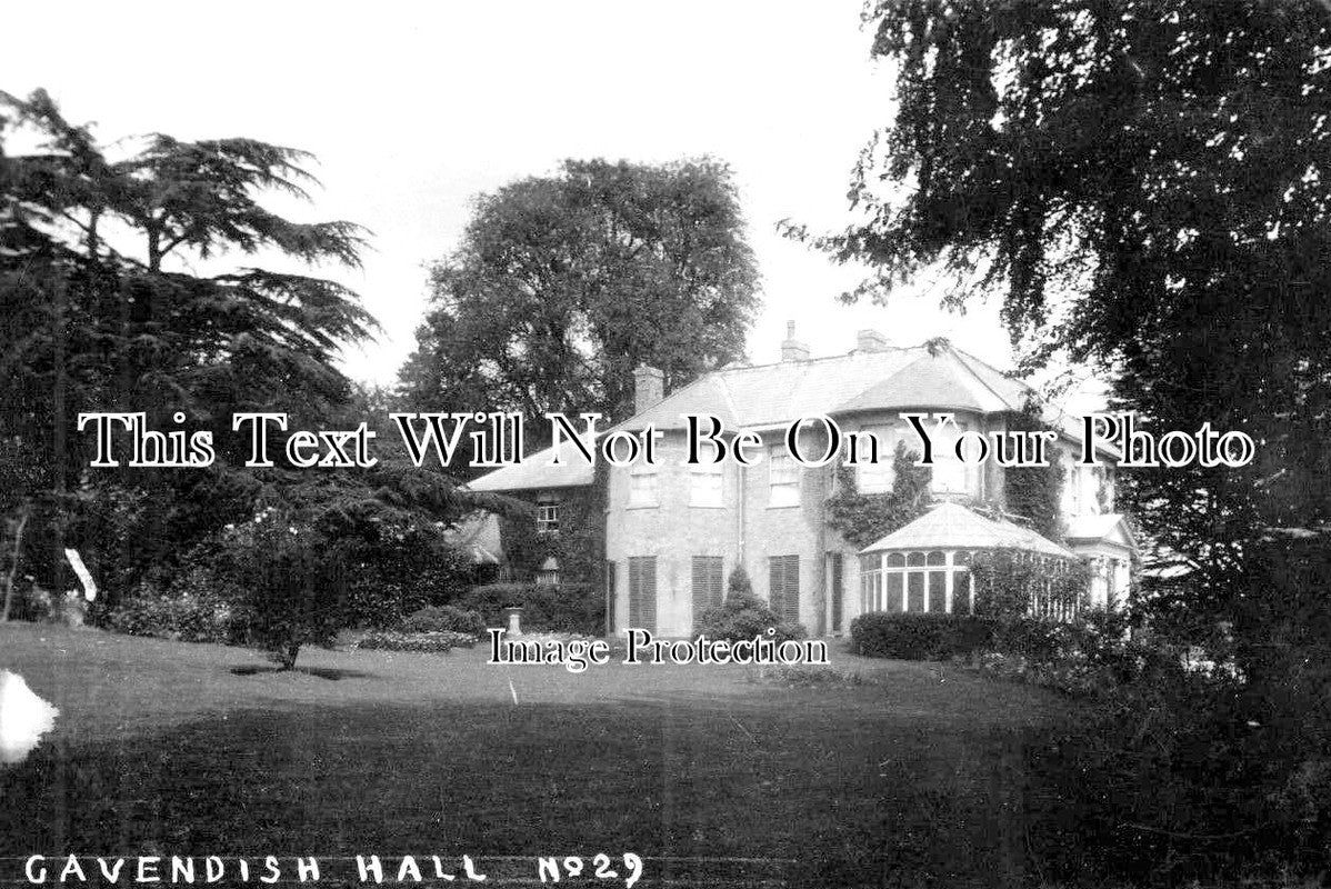 SF 1842 - Cavendish Hall, Suffolk c1910