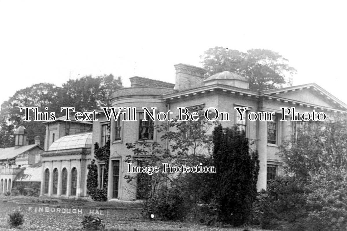 SF 1844 - Finborough Hall, Suffolk c1908