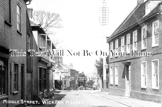 SF 1857 - Middle Street, Wickham Market, Suffolk c1909