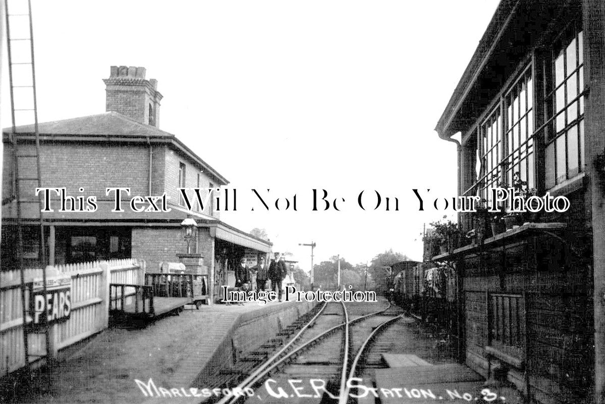 SF 1895 - Marlesford Railway Station, Suffolk