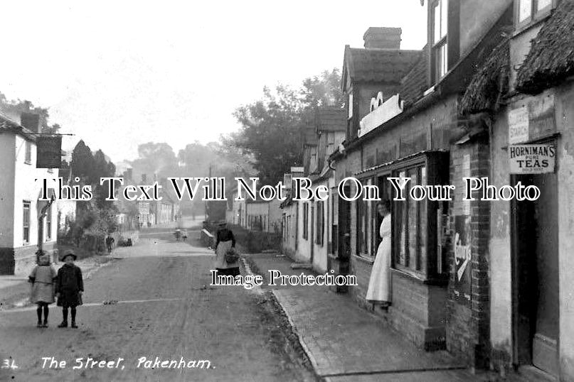 SF 1919 - The Street, Pakenham, Suffolk c1913