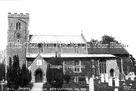 SF 1942 - All Saints Church, Sproughton, Suffolk