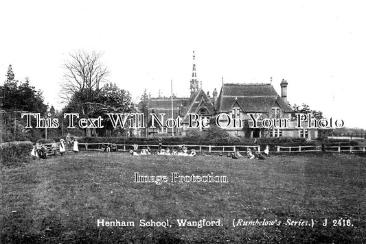 SF 1952 - Henham School, Wangford, Suffolk c1917