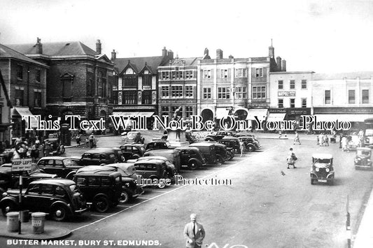 SF 1978 - The Butter Market, Bury St Edmunds, Suffolk c1952