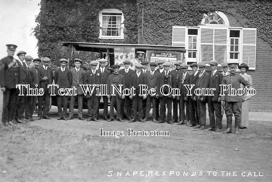 SF 2001 - Snape WW1 Army Volunteers, Suffolk