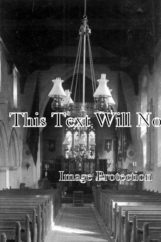 SF 221 - Church Interior, Hoxne, Suffolk c1908