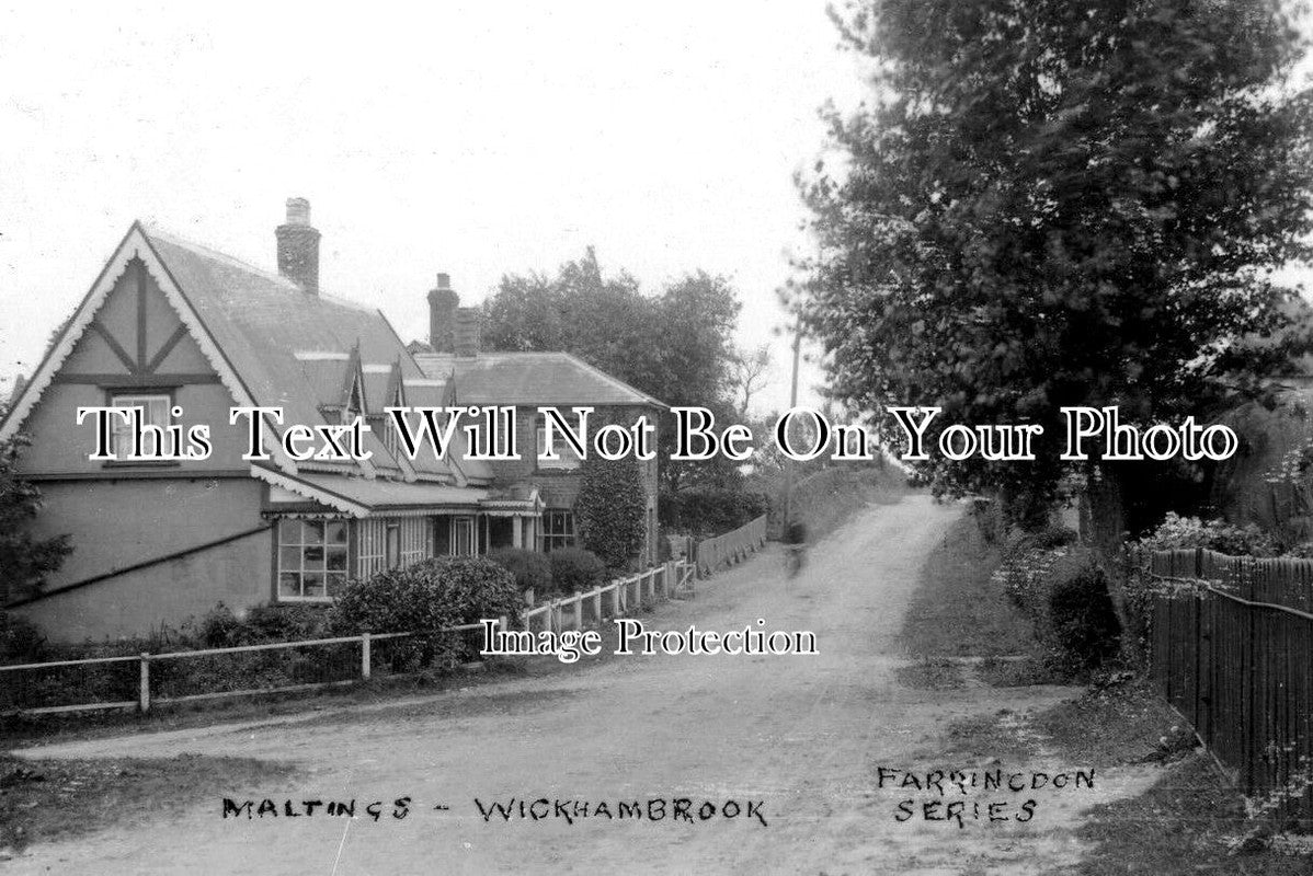 SF 2229 - The Maltings, Wickhambrook, Suffolk c1913