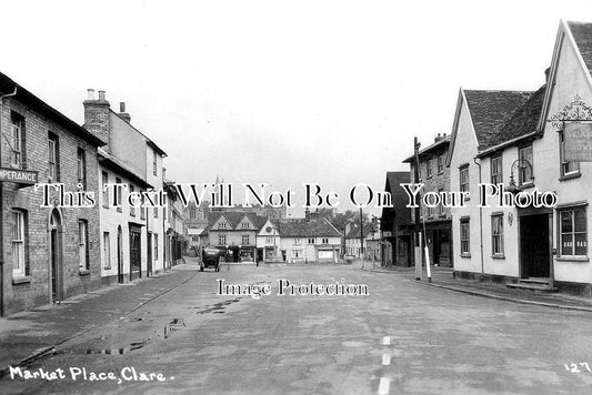 SF 2238 - Market Place, Clare, Suffolk c1938