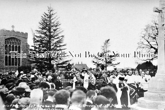 SF 2261 - Unveiling Stoke By Nayland War Memorial, Suffolk