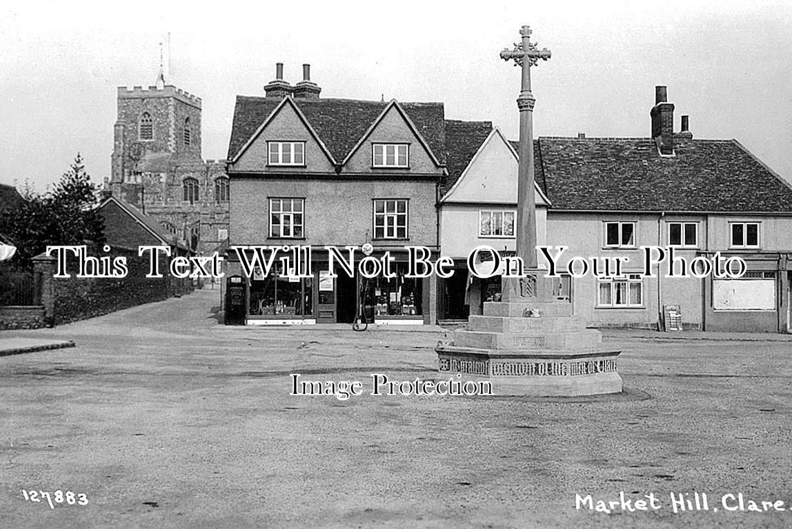 SF 2282 - Market Hill, Clare, Suffolk c1931