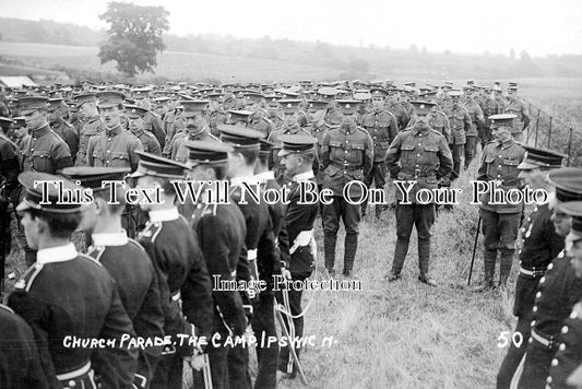 SF 2330 - Church Parade The Camp Foxhall Heath Ipswich Suffolk 1910