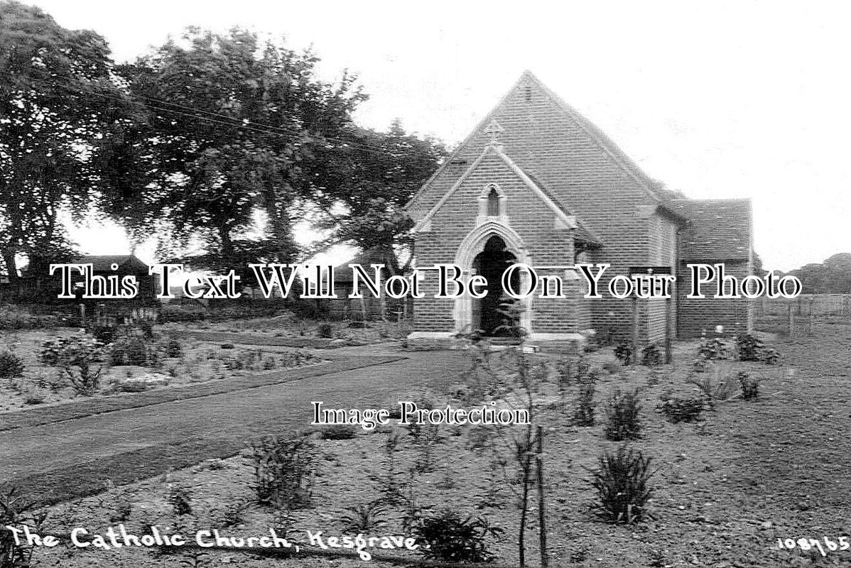 SF 2347 - The Catholic Church, Kesgrave, Suffolk c1935