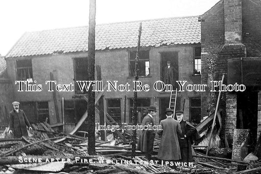 SF 2356 - After The Fire, Wellington Street, Ipswich, Suffolk