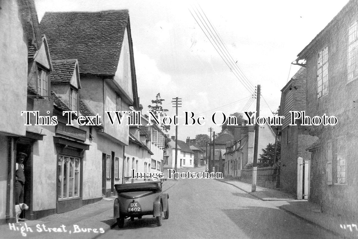 SF 2408 - High Street, Bures, Suffolk c1940